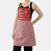 Rood en wit Snowflake Schort (Insitu)