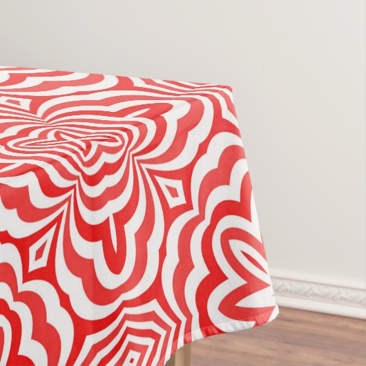 Rood en wit tafelkleed (Voorbeeld)