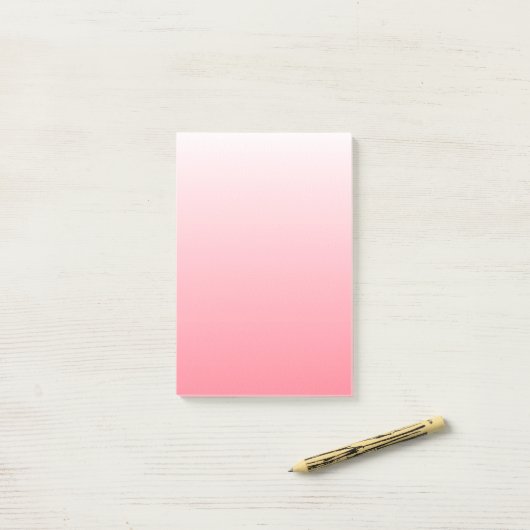 Rood en wit verloop post-it® notes (Op bureau)