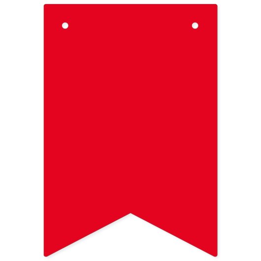 Rood en wit We houden van onze dominee Vlaggetjes (Tweede vlag)