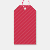 Rood en Wit Zeer Vrolijk Kerstcadeau Labels Cadeaulabel (Achterkant)