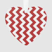 Rood en wit Zigzag Ornament (voorkant)