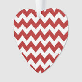 Rood en wit Zigzag Ornament (voorkant)