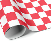 Rood- en witbord cadeaupapier (Rol Hoek)