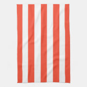 Rood- en witdekletjes theedoek (Verticaal)