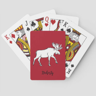 Rood- en witmazen pokerkaarten