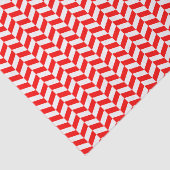 Rood- en witpapier voor herringbone tissuepapier (Detail)