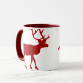 Rood- en witrendier mok (Voorkant links)