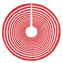 Rood- en witringen kerstboom rok