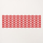 Rood- en witruitpatroon yogamat (Achterkant (horizontaal))