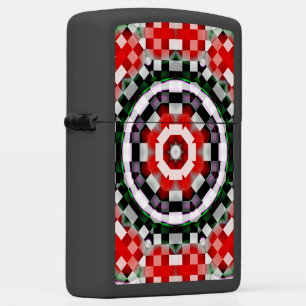 Rood- en witschacht of kaleidoscoop met pixel