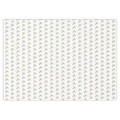 Rood- en witsnoepriet met kerstbal tafelkleed (Voorkant (Horizontaal))