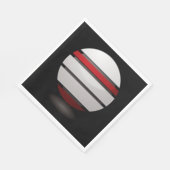 Rood- en witstinkpapier servetten (Hoek)