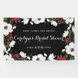 Rood- en witte anemie Blooms Vrijgezellenfeest ban Spandoek