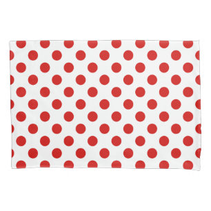 Rood- en witte haarvlekken kussensloop