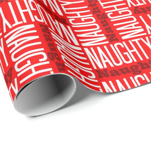 Rood- en witte kerst cadeaupapier (Rol Hoek)