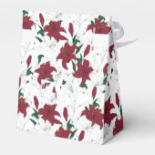 Rood- en witte kerstgalgen bedankdoosjes (Achterkant)