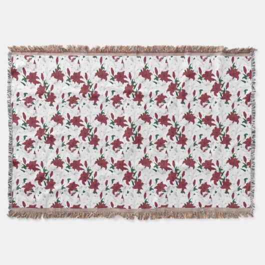 Rood- en witte kerstgalgen deken (Voorkant)