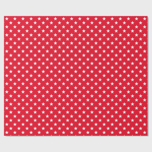 Rood en witte kerstster, glanzend, zes meter hoog cadeaupapier (Vlak)
