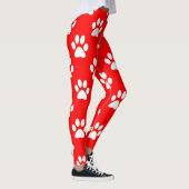 Rood- en witte poten leggings (Rechts)