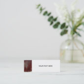 Rood- en wittebomen Mini-Labels Visitekaartjes (Staand voorkant)