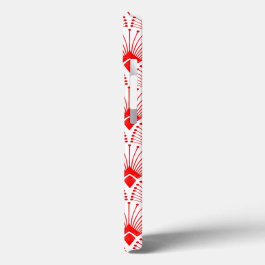 Rood- en wittekendecopatroon Case-Mate iPhone case (Achterkant / Links)