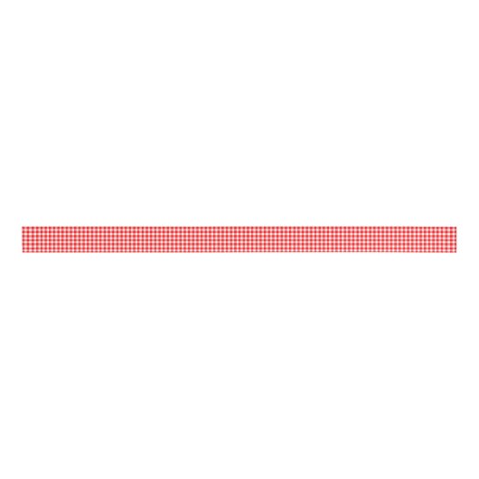 Rood- en wittest grosgrain lint (Voorkant)