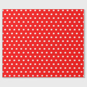 Rood- en witwandelwand cadeaupapier (Vlak)