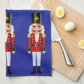 Rood- en witwaskraker theedoek (Quarter Fold)