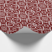 Rood- en witwasprogramma cadeaupapier (Hoek)