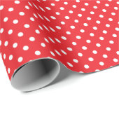 Rood- en witwenkbrauwen cadeaupapier (Rol Hoek)