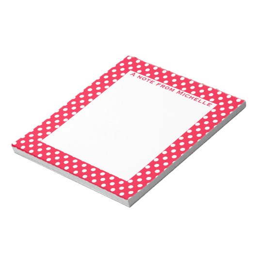 Rood- en witwrijvingsstip, aangepast notitieblok (Gedraaid)