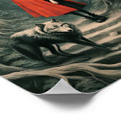 Rood en wolf poster (Hoek)