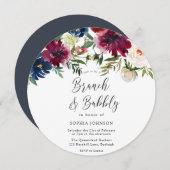 Rood- en zeevloerbloemen Brunch en bijbelbaar Vrij Kaart (Voorkant / Achterkant)