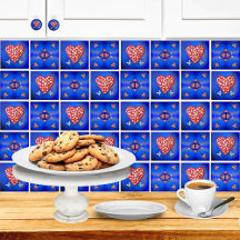  rood en zilver milagro hart met vlinder