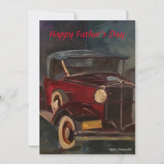  Rood en Zwart 30 Hupmobile automatisch schilderen (Voorkant)