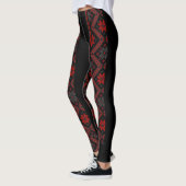 Rood en zwart beauty leggings (Links)