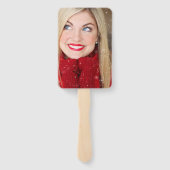 Rood en zwart foto Afstuderen Handje Fan Handwaaier (Achterkant)