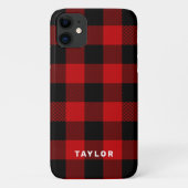 Rood en zwart gebundeld Case-Mate iPhone case (Achterkant)