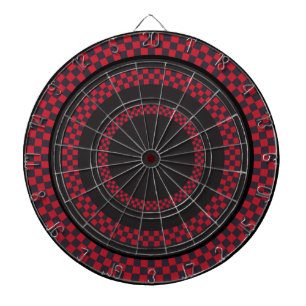 Rood en Zwart Gecontroleerd Dartboard Dartbord