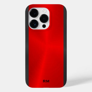 Rood en zwart geometrisch ontwerp Case-Mate iPhone 14 pro hoesje
