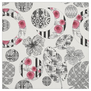 Rood en zwart, kantelen, patchwork, bijtend, moder stof