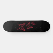 Rood en zwart karton skateboard (Horizontaal)