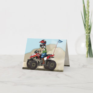Rood en Zwart Kind ATV Kaart