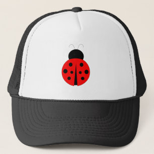 Rood en zwart Ladybug Trucker Pet