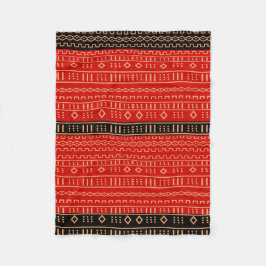 Rood en zwart, moderne mouwdoek fleece deken