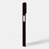 Rood en zwart patroon Case-Mate iPhone case (Achterkant / Rechts)