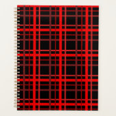 Rood en zwart planner (Voorkant)
