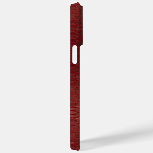Rood en Zwart Python Print Case-Mate iPhone Case (Achterkant / Rechts)