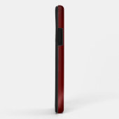 Rood en zwart Roestvrij staal Case-Mate iPhone Case (Achterkant/rechts)